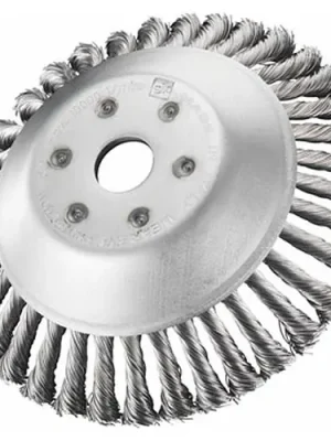 Kartáč kónický copánkový do křovinořezu 200x25,4/20 drát 0,5mm, ocel, S.I.T.